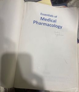 Essentials of Medical Pharmacology Book