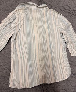 Striped Shirt with bell sleeves