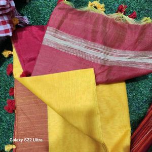 Traditional Silk Cotton Saree | Handwoven |