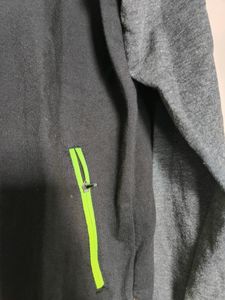 Hubberlhom Color lock Zip Front Sweatshirt