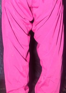 🌼 Magenta Silk Harem Salwar / Patiala Style Botto