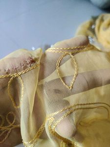 Yellow Embroidered Lehenga Choli Set