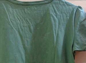 Olive Green Graphic Tee