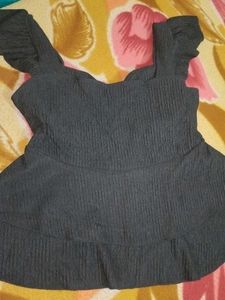 Chic Ruffle Peplum Top
