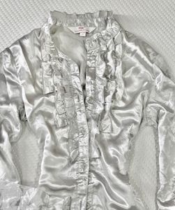 Victorian Satin Fitted Shirt