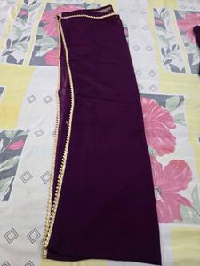 Embellished Purple Dupatta with Sequins &amp; Beads
