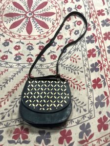 Stylish Laser-Cut Crossbody Bag