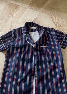 Classic Striped Pajama Shirt