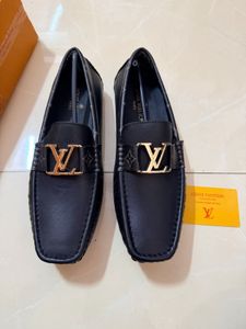 Louis Vuitton Montaigne Black Loafers