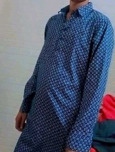 Men's Geometric Print kurta
