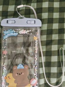 waterproof phone cute bear bag / pouch