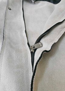 Niche Chinese y2k Japanese cut Grey moto jacket