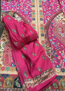 Elegant Pink Printed Kurta Set