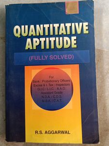Quantitative Aptitude By R.S. Aggarwal
