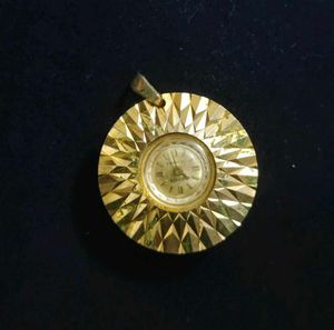 Antique|Vintage Gold Plated on Brass Pendant Watch