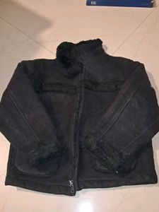 Black Faux Fur Lined Jacket