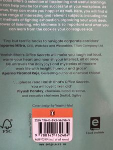 Office Secrets by Harish Bhat with author sign