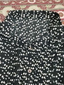 Chic Black &amp; White Mini Dress