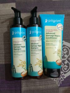 Pilgrim Korean Rice Water & Collagen Shampoo & Con