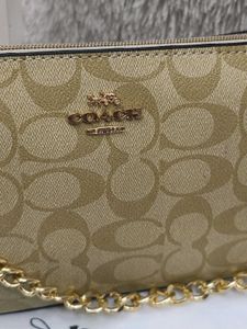 Coach Monogram Chain Bag