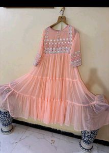 new Embroidered Ethnic Gown