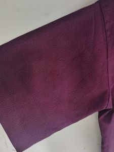 Stylish Purple Button-Up Shirt