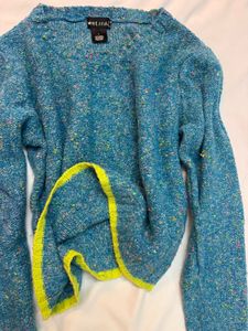 Wet Seal Blue Knit Sweater