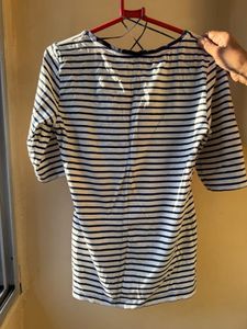 Striped 3/4 Sleeve Top