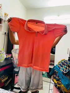 Coral Polo T-Shirt