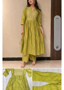 Elegant Olive Kurta Set