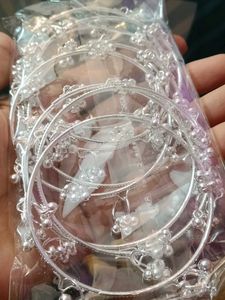Elegant Silver Bangles