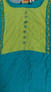 dual shade kurti