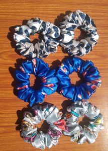 Satin Scrunchie Set of 2