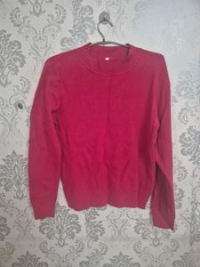 Cozy Pink Knit Sweater