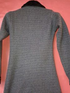 Stylish Grey Long Coat
