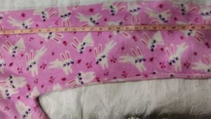 Pink Bunny Print Kids Pants