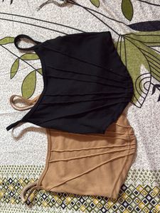 Corset Style Cami Tops (Set of 2)