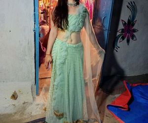 Elegant Mint Green Lehenga