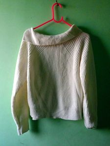 ENC Cream Knit Sweater