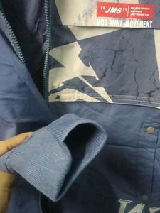 Stylish Abstract Print Windbreaker Jacket