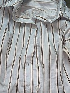 Striped Button-Up Shirt