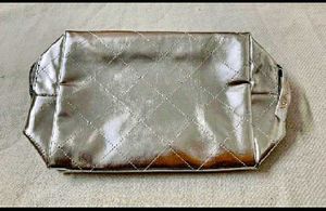 🆕Quilted Silver Pouch