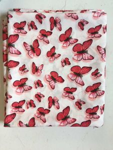 Beautiful Butterfly Print Dress Material