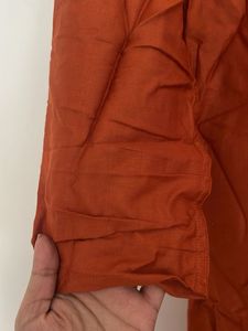 Men's Orange Kurta