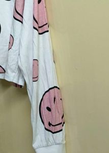 Cute Smiley Pink Co-ord Set 🩷🩷