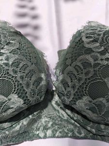 Green Lace Bra