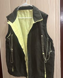 Reversible Vintage Olive Green Vest