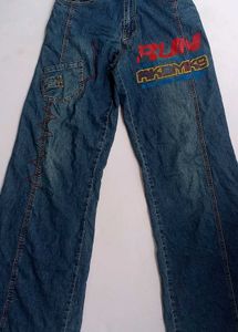 Unique Blue Denim Jeans