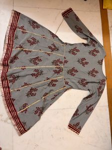 Maroon Kurta Set with Dupatta