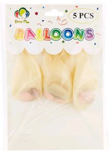 5pcs Inflatable Rose gold Confetti Balloon